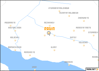 map of Radin