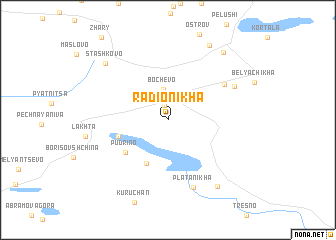 map of Radionikha