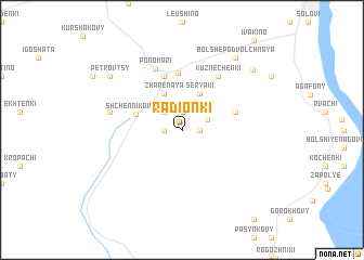 map of Radionki