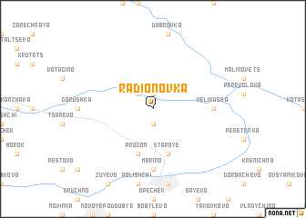 map of Radionovka