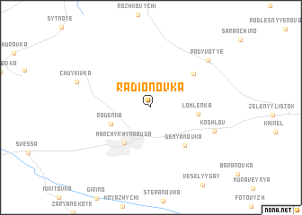 map of Radionovka