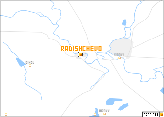 map of Radishchevo