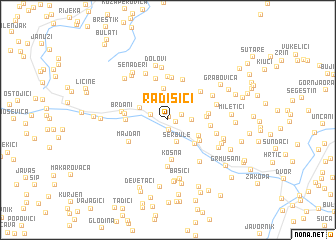 map of Radišići