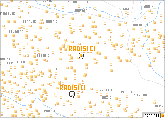 map of Radišići