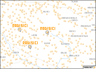 map of Radišići