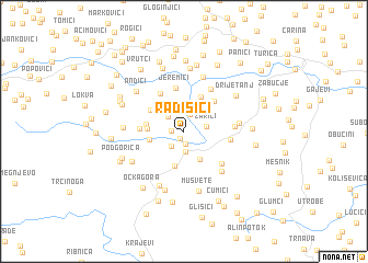 map of Radišići