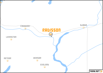 map of Radisson