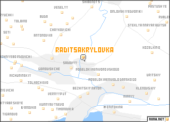 map of Raditsa-Krylovka