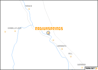 map of Radium Springs