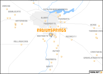 map of Radium Springs