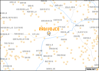 map of Radivojce