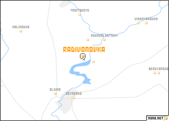 map of Radivonovka