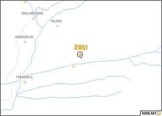 map of Radi