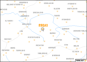 map of Radki