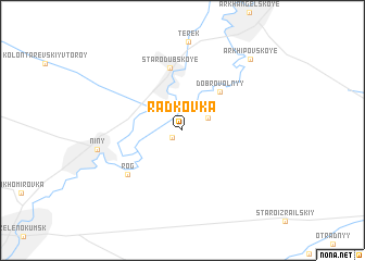 map of Radkovka