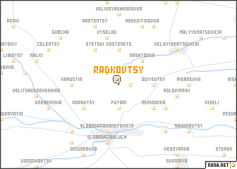 map of Radkovtsy
