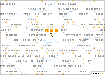 map of Radkov