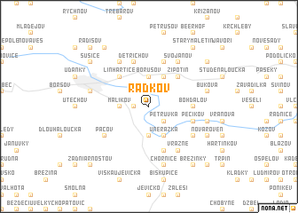 map of Radkov