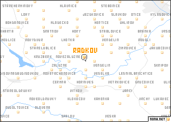 map of Radkov