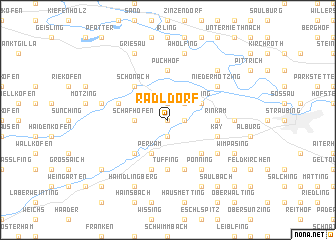 map of Radldorf