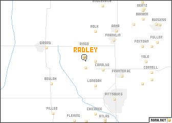 map of Radley