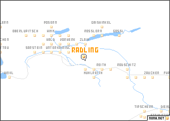 map of Radling