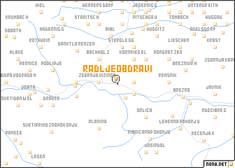 map of Radlje ob Dravi