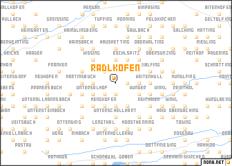 map of Radlkofen