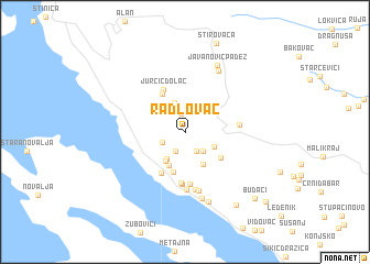 map of Radlovac