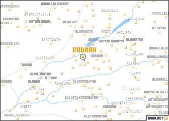 map of Radmah