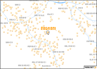 map of Radmani