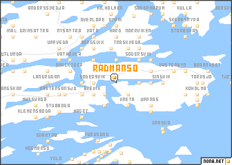 map of Rådmansö