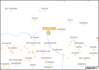 map of Radmān