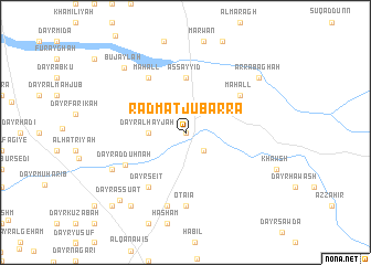 map of Radmat Jubarra