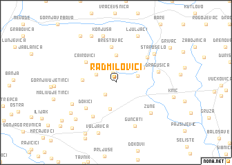 map of Radmilovići