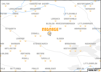 map of Radnage