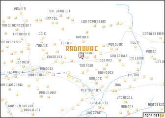 map of Radnovac