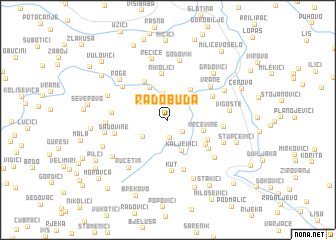 map of Radobuđa