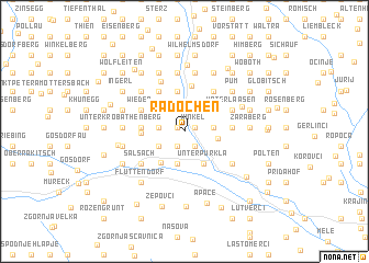 map of Radochen