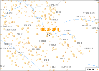 map of Radohova