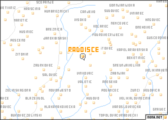 map of Radoišće