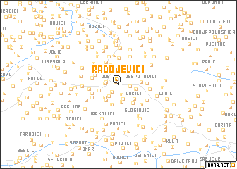 map of Radojevići