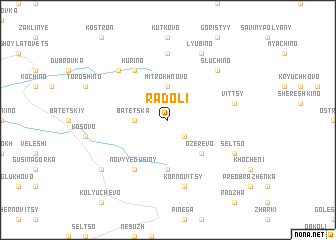 map of Radoli