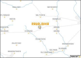 map of Radolovka