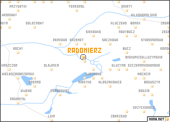 map of Radomierz