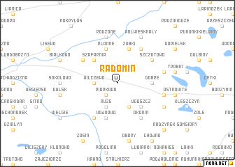 map of Radomin