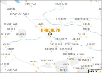map of Radomlya