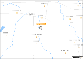 map of Radom