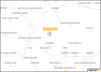 map of Radona
