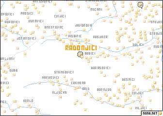 map of Radonjići